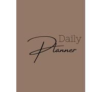 Minimalist Daily Planner - 6.3 x 9.3 Inches | 140 Pages for Focus & Motivation: Perfect for Personal and Professional Use - Boost Your Productivity Every Day