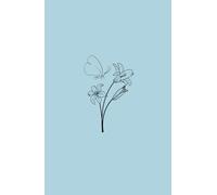 Minimalist Floral Hardcover Journal | 5.5 x 8.5 inches | 120 Pages,: Great for journaling, note-taking, poetry, or as a thoughtful gift.