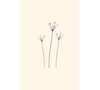 Minimalist Floral Hardcover Journal | 5.5 x 8.5 inches | 120 Pages: reat for journaling, note-taking, poetry, or as a thoughtful gift.
