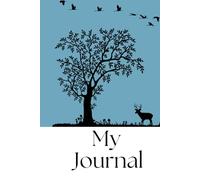 Minimalist Forest Serenity Journal: 6×9 Lined Notebook | 204 Black-and-White Pages | Hardcover Planner for School, Work, and Travel