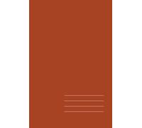 Minimalist Hardcover Notebook - Anise Brown, Lined, 128 Pages: Elegant 5.5" × 8.5" journal for work, study, and creative ideas