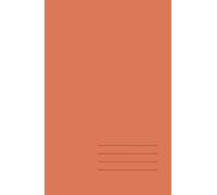 Minimalist Hardcover Notebook - Copper Clay, Lined, 512 Pages: Elegant 5.5" × 8.5" journal for work, study, and creative ideas