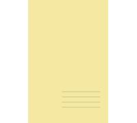 Minimalist Hardcover Notebook - Cream Glow, Lined, 128 Pages: Elegant 5.5" × 8.5" journal for work, study, and creative ideas