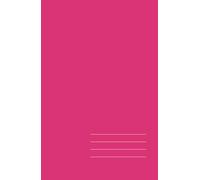 Minimalist Hardcover Notebook - Deep Raspberry, Lined, 128 Pages: Elegant 5.5" × 8.5" journal for work, study, and creative ideas