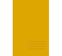 Minimalist Hardcover Notebook - Golden Amber, Lined, 512 Pages: Elegant 5.5" × 8.5" journal for work, study, and creative ideas