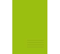 Minimalist Hardcover Notebook - Green, Lined, 128 Pages: Elegant 5.5" × 8.5" journal for work, study, and creative ideas