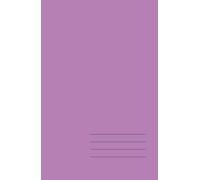 Minimalist Hardcover Notebook - Heliotrope, Lined, 512 Pages: Elegant 5.5" × 8.5" journal for work, study, and creative ideas