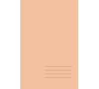 Minimalist Hardcover Notebook - Light Apricot, Lined, 512 Pages: Elegant 5.5" × 8.5" journal for work, study, and creative ideas