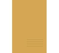 Minimalist Hardcover Notebook - Light Bronze, Lined, 128 Pages: Elegant 5.5" × 8.5" journal for work, study, and creative ideas
