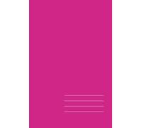 Minimalist Hardcover Notebook - Royal Fuchsia, Lined, 128 Pages: Elegant 5.5" × 8.5" journal for work, study, and creative ideas