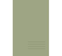 Minimalist Hardcover Notebook - Sage Green, Lined, 512 Pages: Elegant 5.5" × 8.5" journal for work, study, and creative ideas