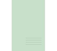 Minimalist Hardcover Notebook - Soft Mint, Lined, 512 Pages: Elegant 5.5" × 8.5" journal for work, study, and creative ideas