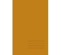 Minimalist Hardcover Notebook - Spiced Sunset, Lined, 512 Pages: Elegant 5.5" × 8.5" journal for work, study, and creative ideas