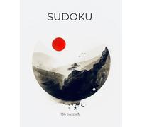 Minimalist Japanese Sudoku Puzzle Book: 136 Classic Sudoku Puzzles for Adults | Large Print 8x10 | Japanese-Inspired Design | Tree in the Mountainside | Elegant Brain Teaser Book with Solutions