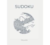 Minimalist Japanese Sudoku Puzzle Book: 136 Classic Sudoku Puzzles with Solutions in a Clean, Elegant Japanese-Inspired Graphic Design | Large Print 8 x 10 in | Clouds