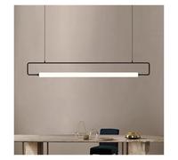 Minimalist LED Restaurant Pendant Light Modern Long Strip Island Table Kitchen Tea Table Office Long Line Light
