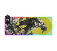 Minimalist Line Cool Boy Verde Nero Wirel Ricarica Glowing Big Mouse pad Riposo Multifunzionale 89,9 x 40,6 cm Simpatico Mousepad