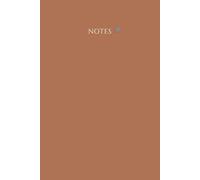 Minimalist Lined Notebook: 100 Pages: Terracotta Earth Edition - Part of the Earth Tone Leaf Series
