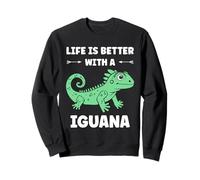 Minimalist lizard iguana reptile life better with iguana Felpa