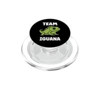 Minimalist lizard iguana reptile simple team iguana PopSockets PopGrip per MagSafe
