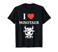 Minimalist Monster Minotaur Greek mythology i love Minotaur Maglietta