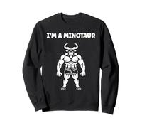 Minimalist Monster Minotaur Greek mythology i'm a Minotaur Felpa
