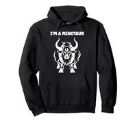 Minimalist Monster Minotaur Greek mythology i'm a Minotaur Felpa con Cappuccio