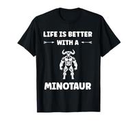 Minimalist Monster Minotaur Greek mythology i'm a Minotaur Maglietta