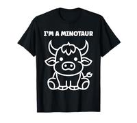 Minimalist Monster Minotaur Greek mythology i'm a Minotaur Maglietta