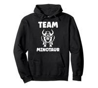 Minimalist Monster Minotaur Greek mythology team Minotaur Felpa con Cappuccio