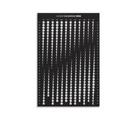 Minimalist Moon Phase Calendar 2026, Scandinavian Poster, Abstract Celestial Print for Home Office, Classroom, Waiting Room, Modern Home Gift(Unframed,16x24inch(40x60cm))