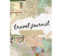 Minimalist Paper - Premium Travel Journal | 150 White Pages | Color Interior | Glossy Cover | Size 8.25 in × 11 in