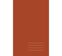Minimalist Paperback Notebook - Anise Brown, Grid, 128 Pages: Elegant 5.5" × 8.5" journal for work, study, and creative ideas