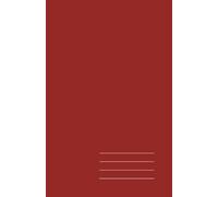 Minimalist Paperback Notebook - Cherry, Lined, 128 Pages: Elegant 5.5" × 8.5" journal for work, study, and creative ideas