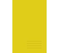 Minimalist Paperback Notebook - Green Yellow, Lined, 128 Pages: Elegant 5.5" × 8.5" journal for work, study, and creative ideas