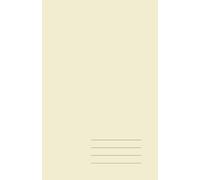 Minimalist Paperback Notebook - Ivory Sand, Grid, 128 Pages: Elegant 5.5" × 8.5" journal for work, study, and creative ideas