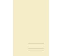 Minimalist Paperback Notebook - Light Sand, Lined, 128 Pages: Elegant 5.5" × 8.5" journal for work, study, and creative ideas