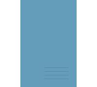 Minimalist Paperback Notebook - Ocean Blue, Grid, 128 Pages: Elegant 5.5" × 8.5" journal for work, study, and creative ideas