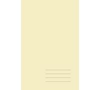 Minimalist Paperback Notebook - Pale Yellow, Grid, 128 Pages: Elegant 5.5" × 8.5" journal for work, study, and creative ideas