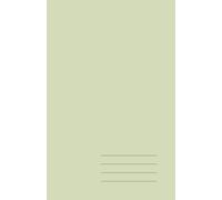 Minimalist Paperback Notebook - Pastel Sage Green, Lined, 128 Pages: Elegant 5.5" × 8.5" journal for work, study, and creative ideas