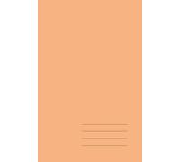 Minimalist Paperback Notebook - Peachy, Grid, 128 Pages: Elegant 5.5" × 8.5" journal for work, study, and creative ideas