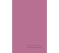 Minimalist Paperback Notebook - Rhodolite, Lined, 128 Pages: Elegant 5.5" × 8.5" journal for work, study, and creative ideas
