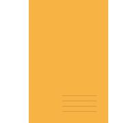 Minimalist Paperback Notebook - Soft Tangerine, Lined, 128 Pages: Elegant 5.5" × 8.5" journal for work, study, and creative ideas