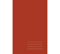 Minimalist Paperback Notebook - Terracotta Rust, Lined, 128 Pages: Elegant 5.5" × 8.5" journal for work, study, and creative ideas
