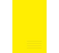 Minimalist Paperback Notebook - Yellow, Lined, 128 Pages: Elegant 5.5" × 8.5" journal for work, study, and creative ideas