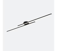 Minimalist Semi Flush Mount Ceiling Light with Long Strip 3 Color Mode Living Room Bedroom Hallway And Kitchen