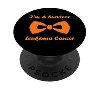 Minimalist Simple quote i'm a survivor Cancer Leukemia PopSockets PopGrip Adesivo