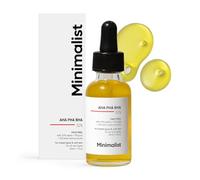 Minimalist Soluzione esfoliante al 32% AHA PHA BHA per pelle luminosa, consistenza liscia e pulizia dei pori, esfoliante o peeling per il viso del fine settimana, 30 ml (confezione da 1)
