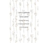 Minimalist Sword Lily Flower Notebook, A Minimalist Botanical Journal for Writers, Dreamers & Nature Lovers