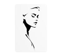 Minimalist Woman Line Art Metal Signs Tin Wall Art Decor Per Bagno WC Fattoria Bagno Fattoria Bagno Toilette Cortile 20x30 Cm